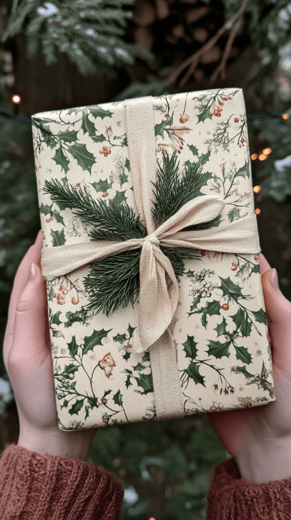 hands holding a white elephant gift exchange item