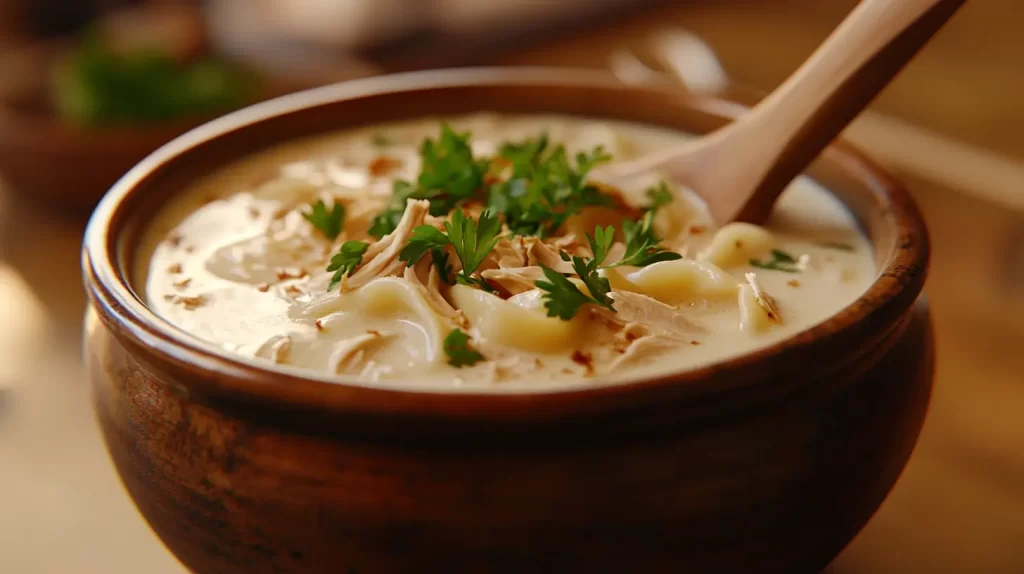 creamy chicken noodle soup recipe