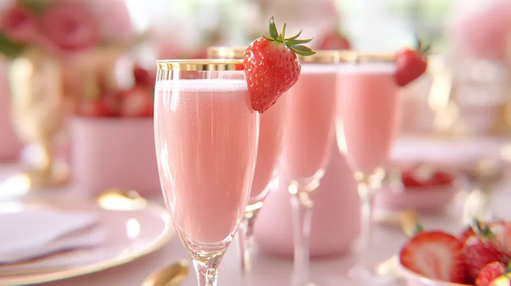 strawberry pink mimosa