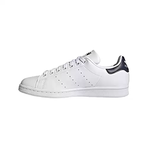 adidas Originals Women's Stan Smith (End Plastic Waste) Sneaker, White/Collegiate Navy/White, 7