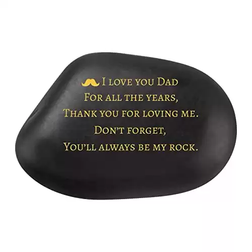 Dad Gifts Engraved Rocks