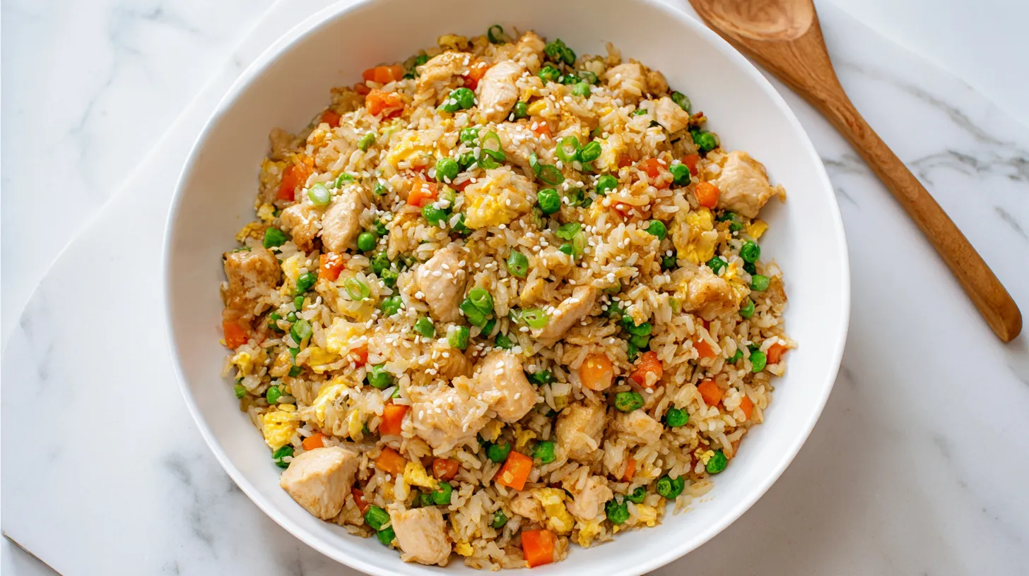 chicken fried rice bowl