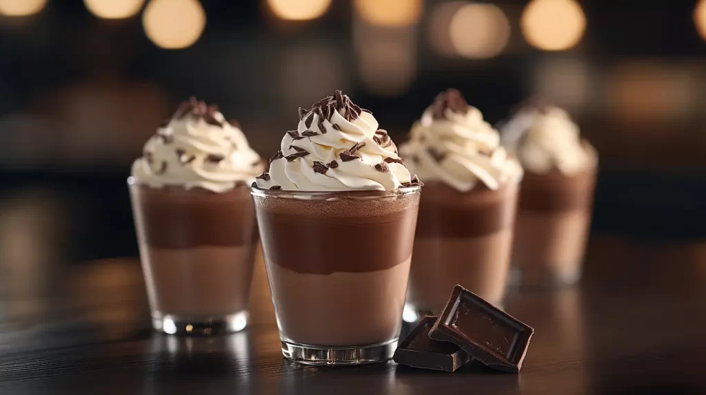 chocolate mouse dessert cups