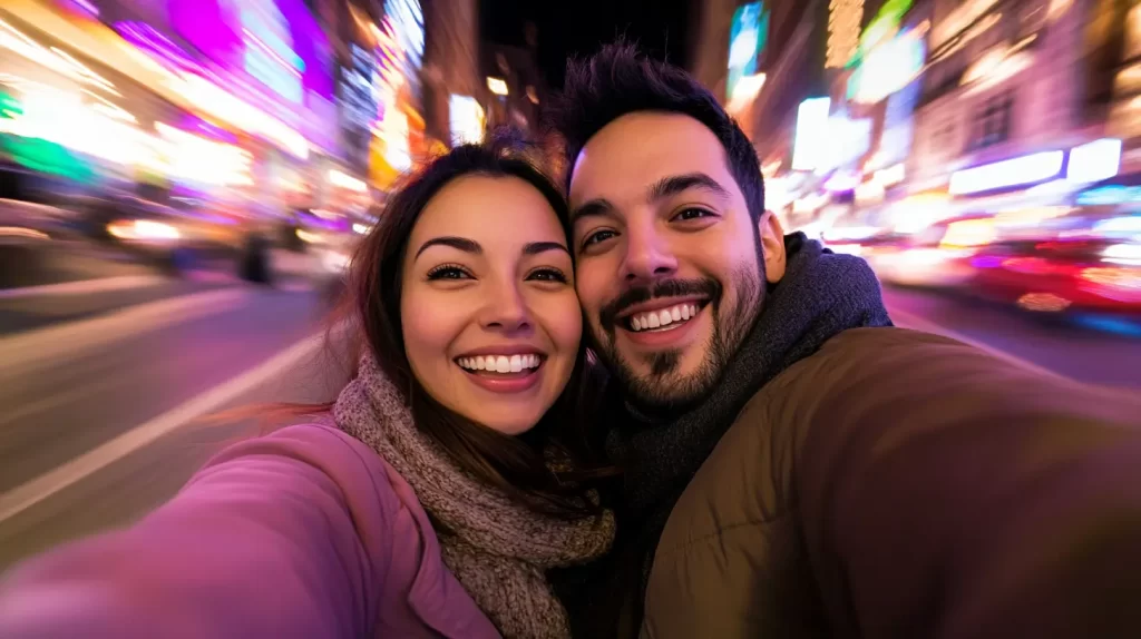 couple in the city