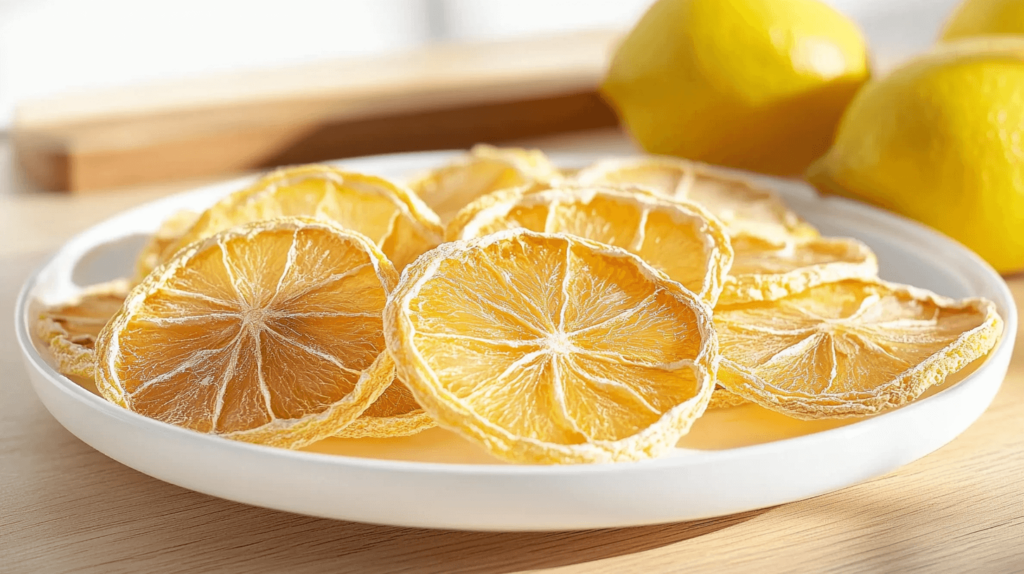 dehydrated lemon slices