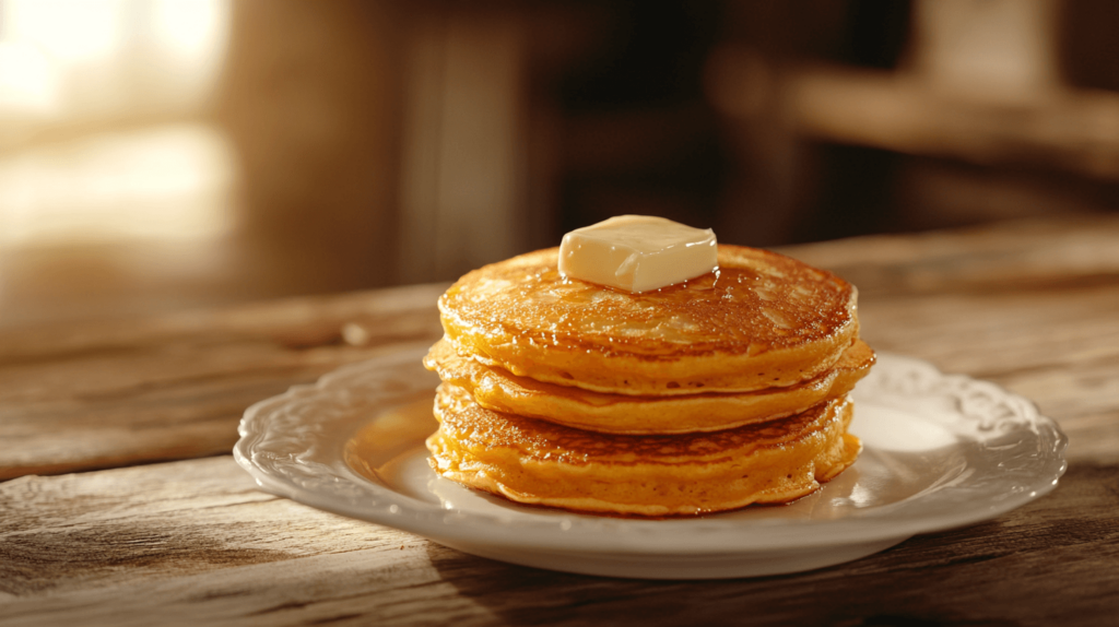 fluffy pumpkin pancakes