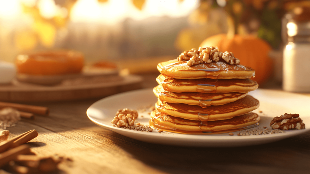 pecan pumpkin pancakes