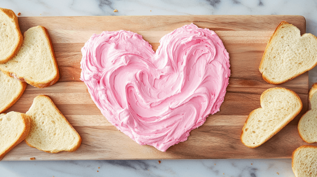 pink butter heart