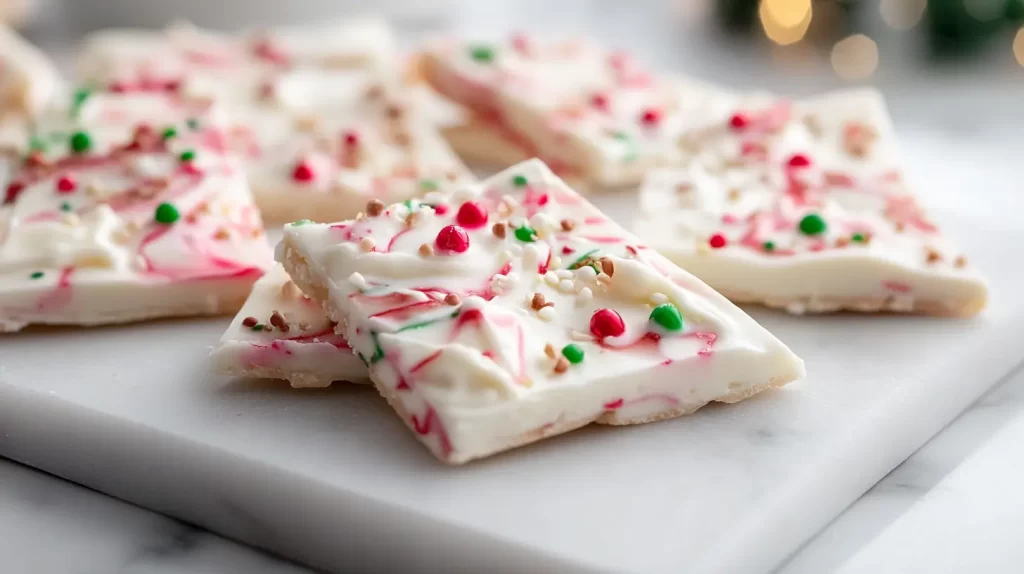 holiday yogurt bark