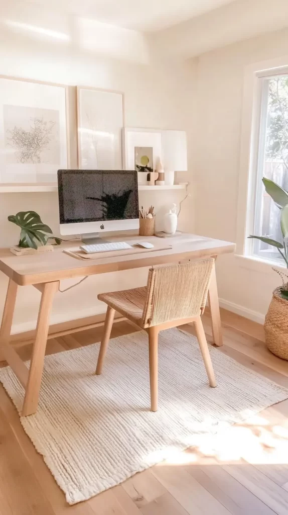 simple desk and chair