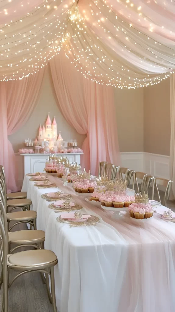 princess room with dining table