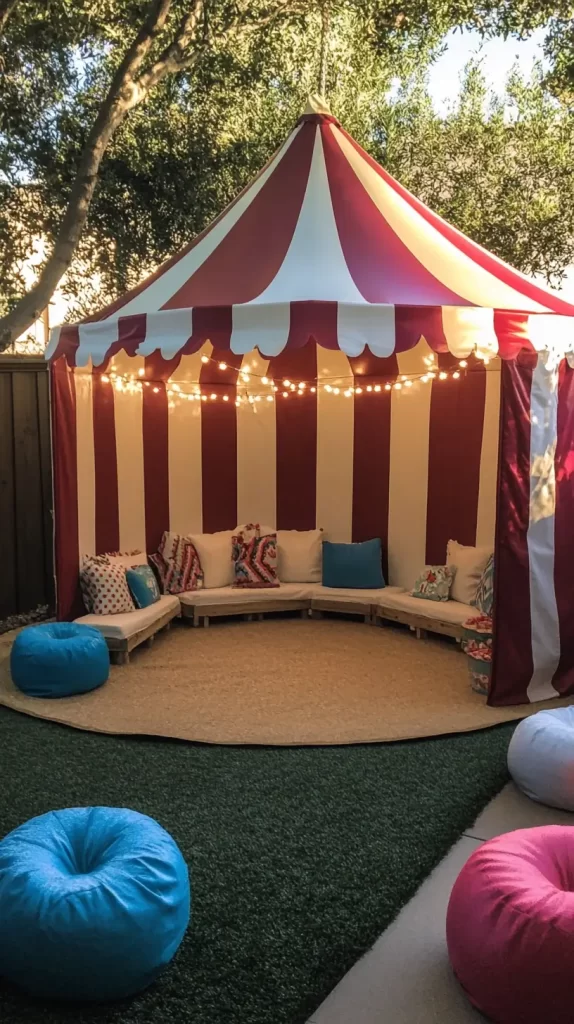 party tent circus theme