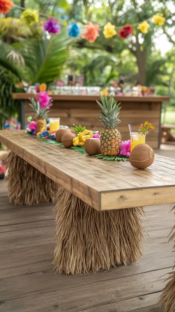 tropical birthday party theme