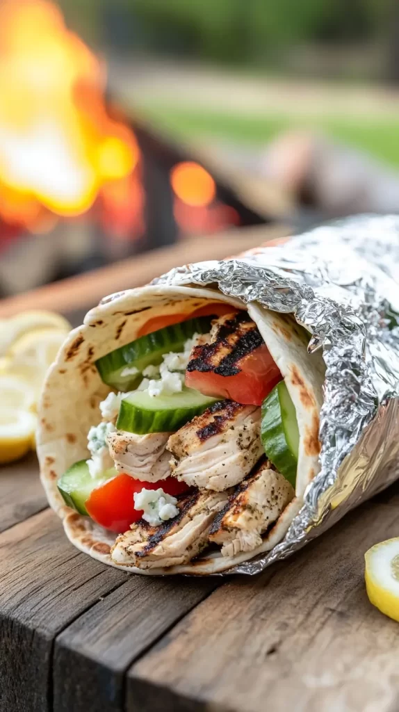 wrap, camping lunch ideas