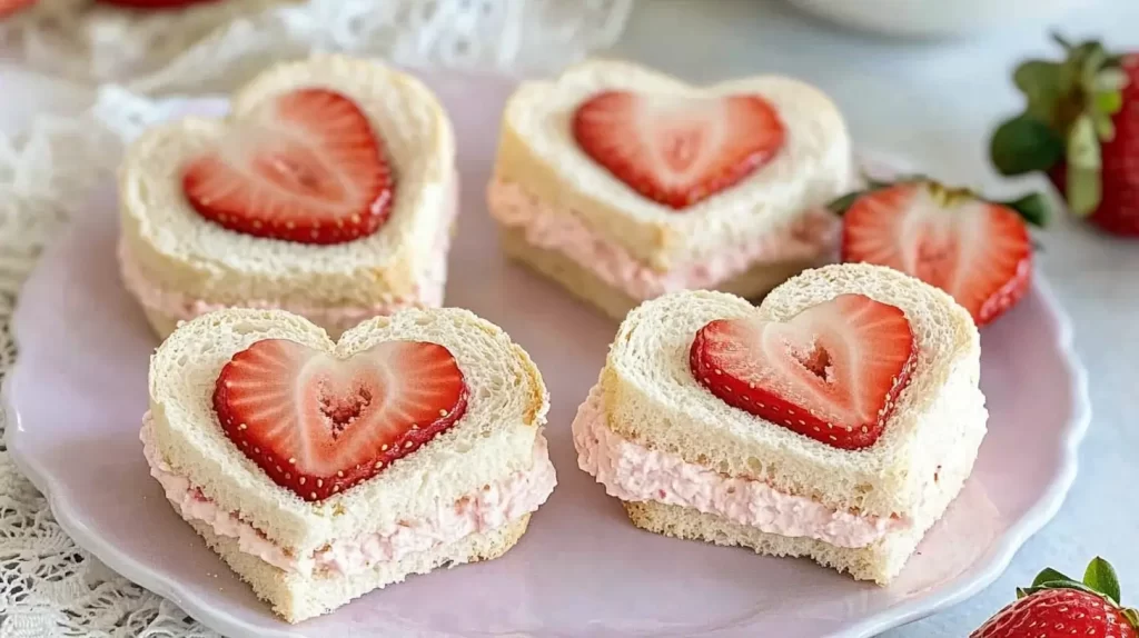 heart sandwiches