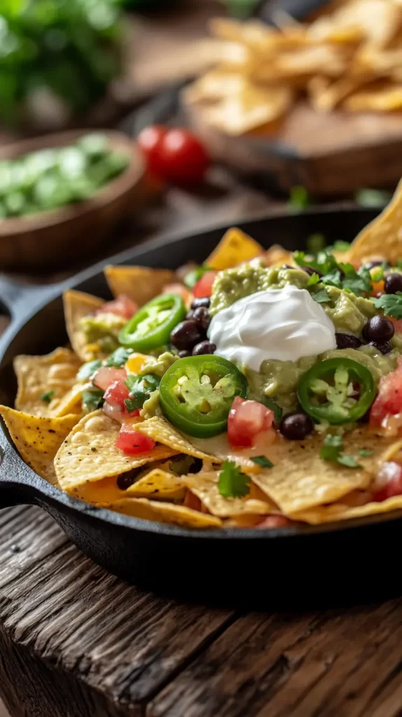 skillet nachos