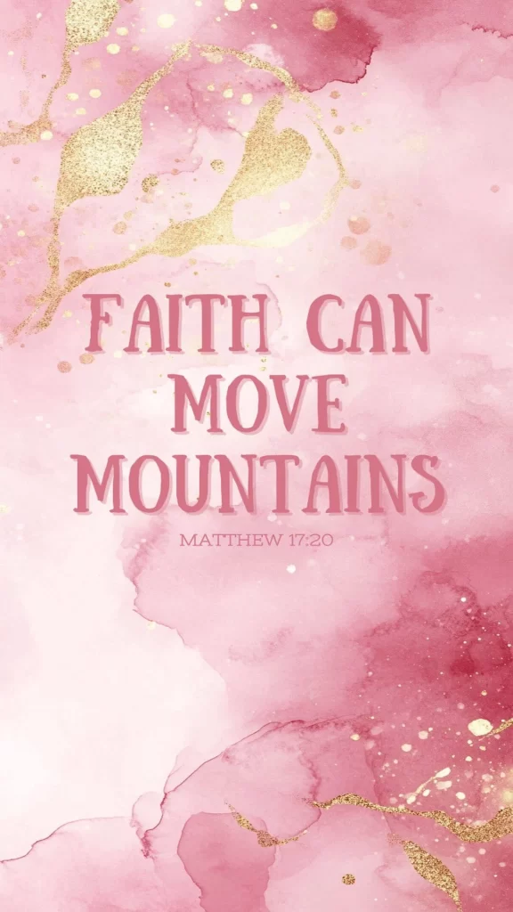 faith can move mountins