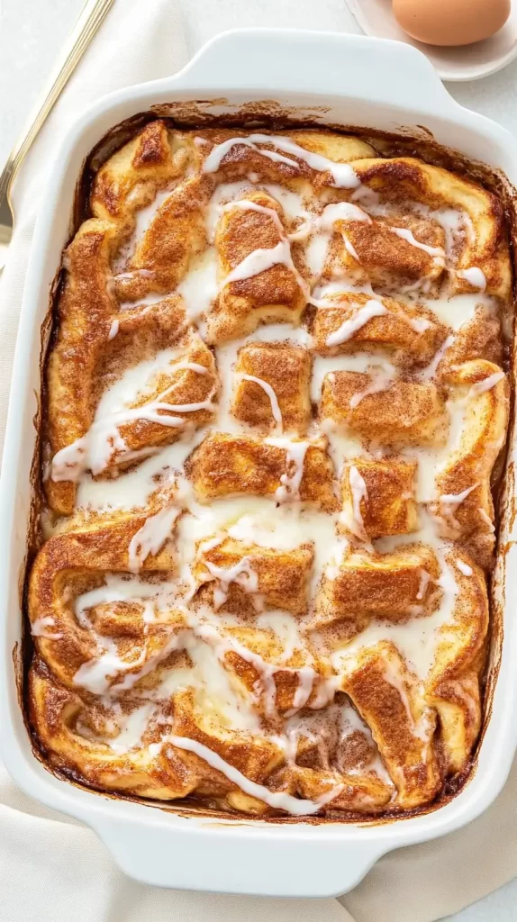 cinnamon roll french toast casserole