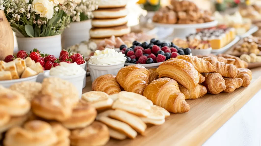 grazing table breakfast