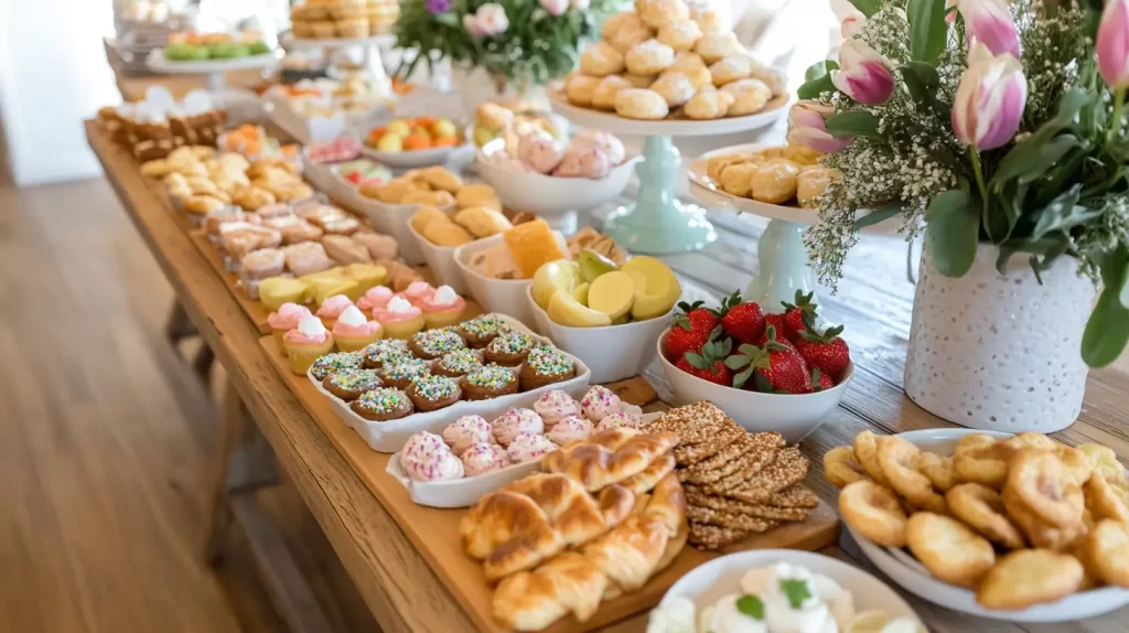 pastel grazing table