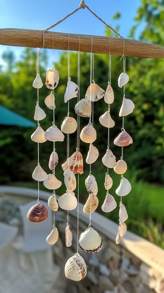 shells wind chime diy