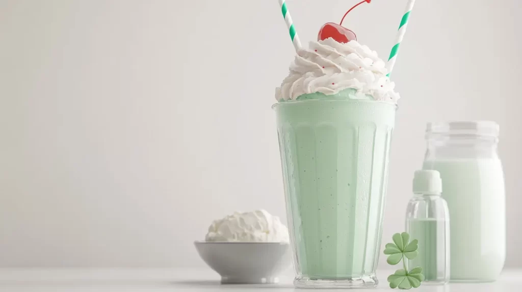 classic variation of the green milkshake