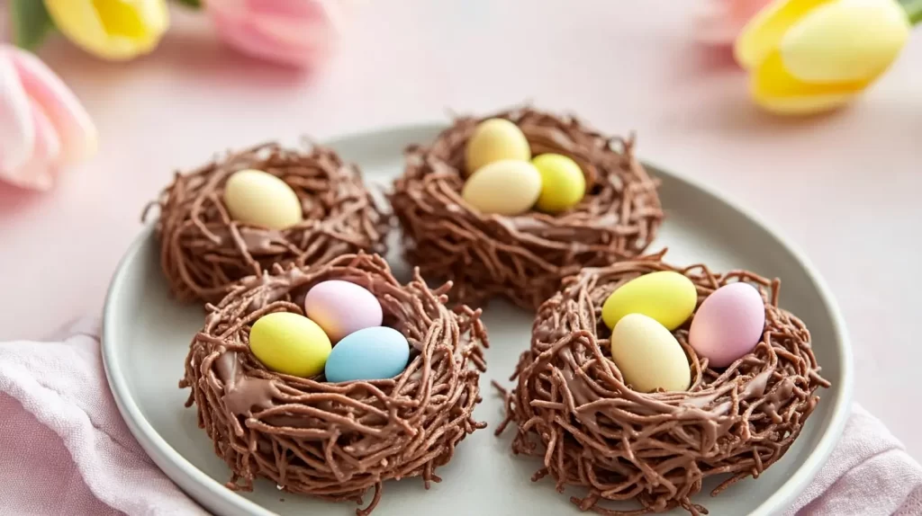 birds nest cookies