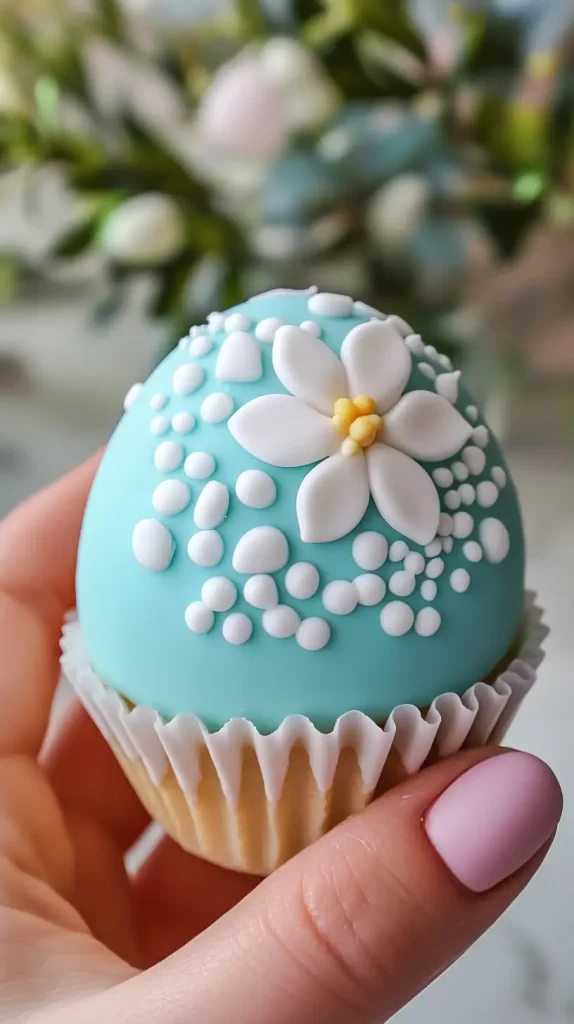 Easter egg cupcake