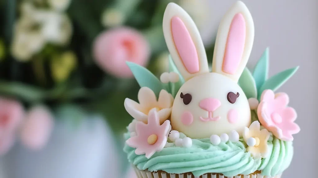 Easter bunny cupcake ideas