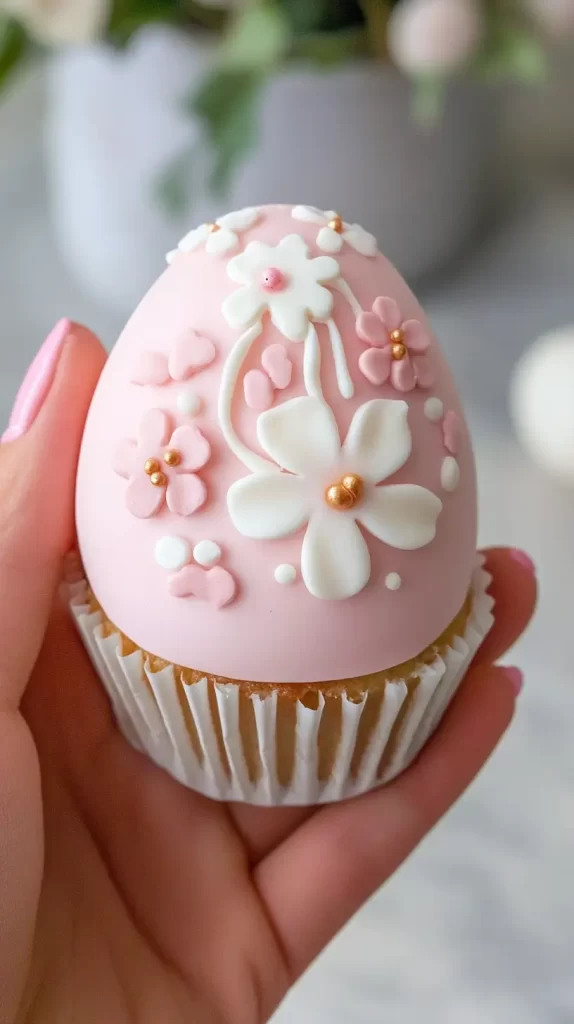 Easter egg cupcake