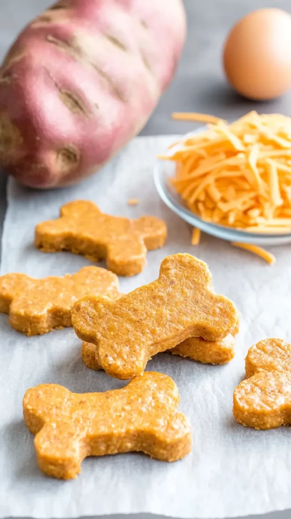 cheesy sweet potato bones