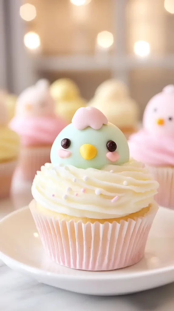 chick cupcake