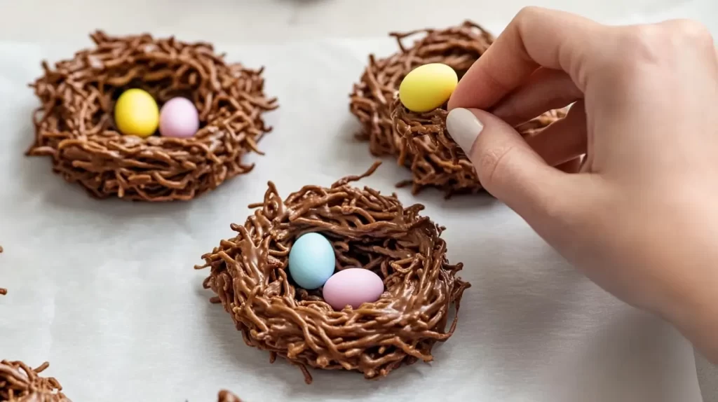 birds nest cookies