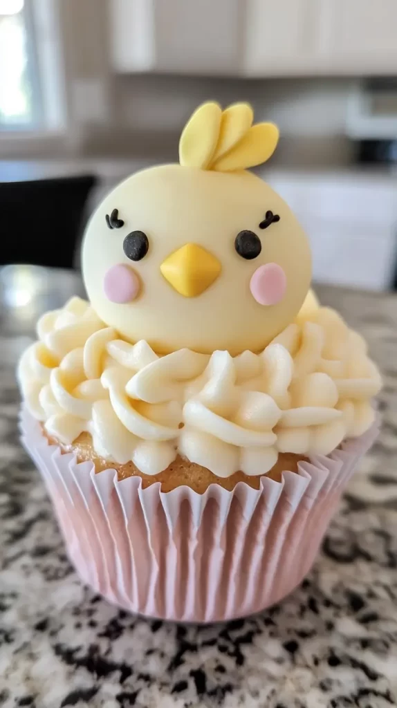 chick cupcake