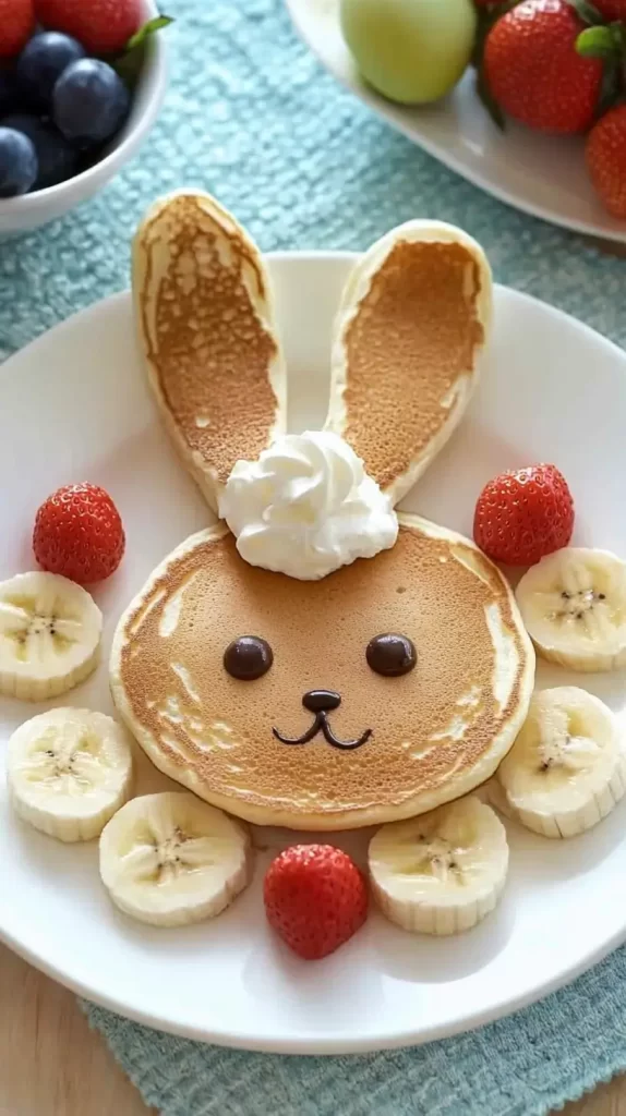 bunny pancakes