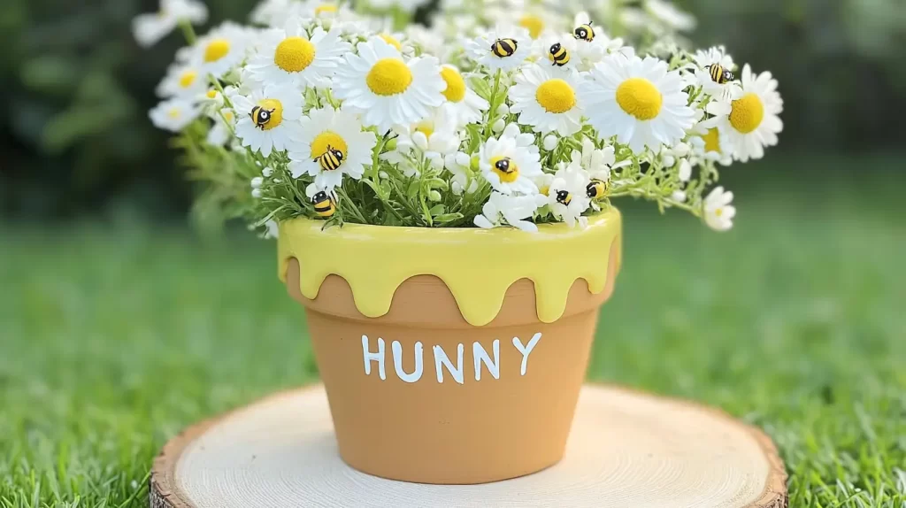 hunny flower pot