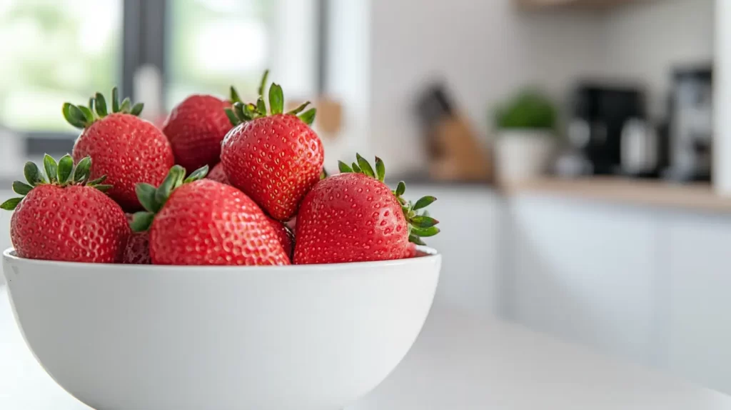 bowl of strawberries