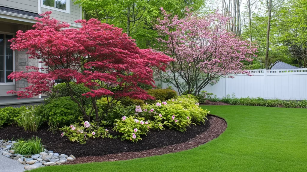 front yard landscape