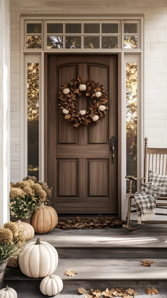 fall and thanksgiving aesthetic front porch