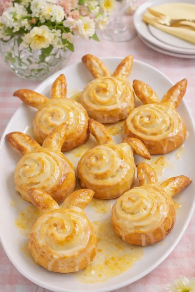 bunny sweet orange rolls