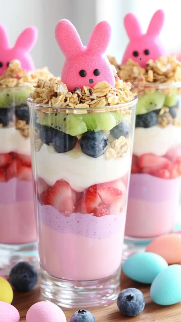 peep fruit parfait