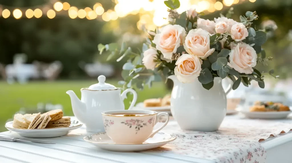 outdoor tea party, Mother's day ideas