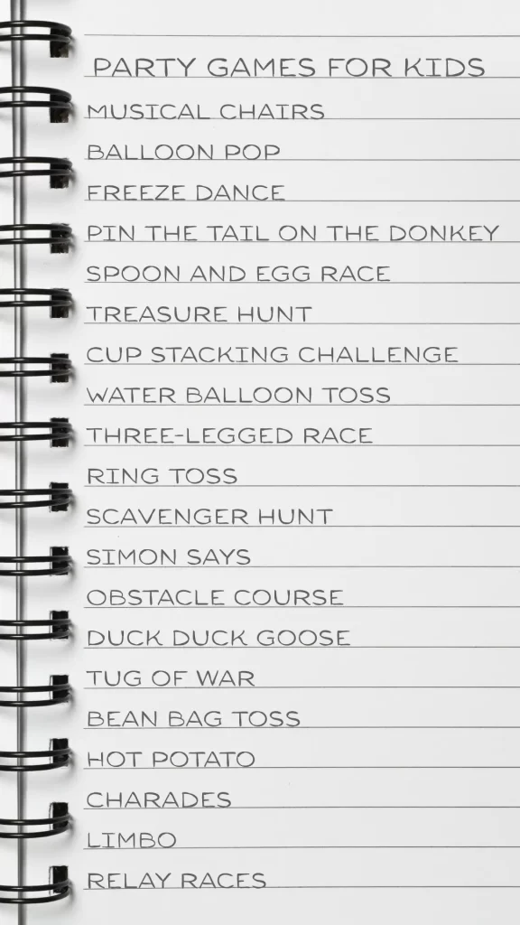 kids birthday party activities