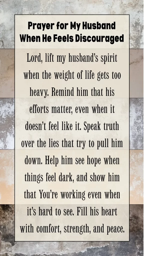 prayer for my husband