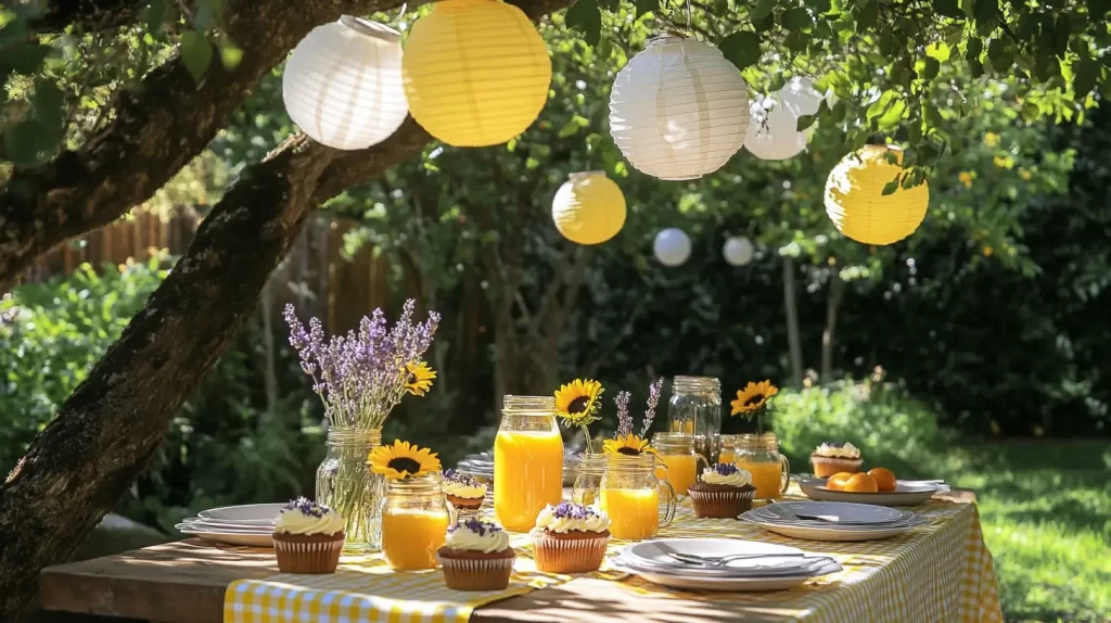garden party set-up