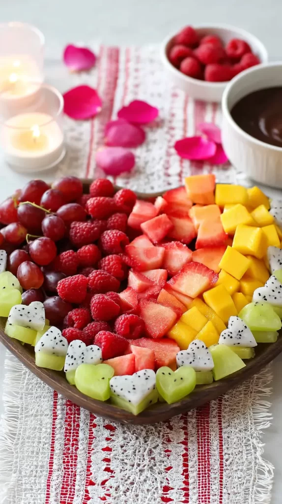 fruit shaped like a heart