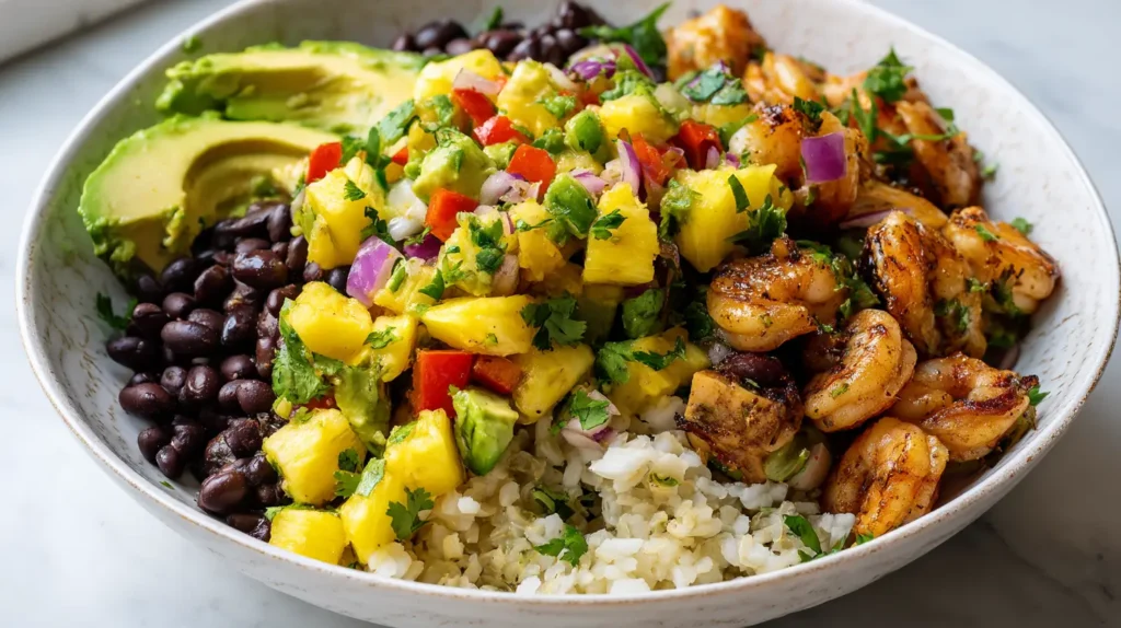 rice and beans bowl
