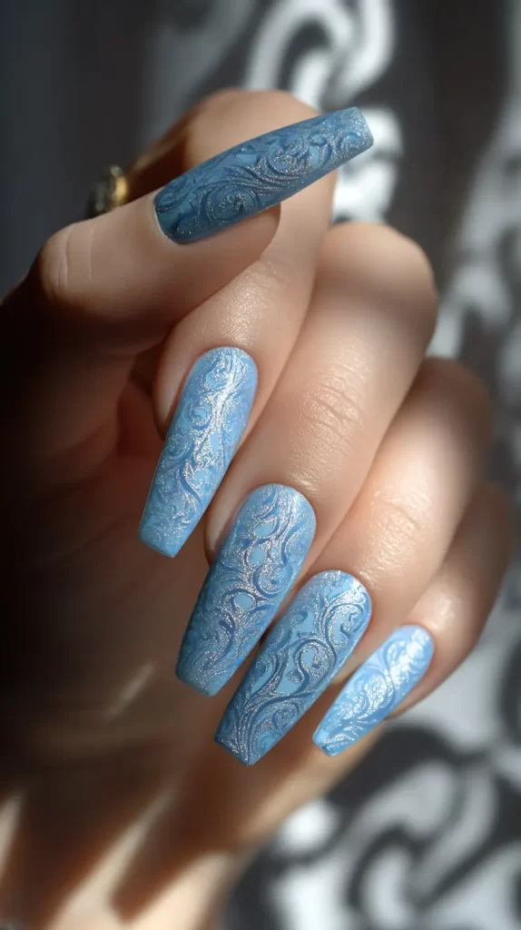 Cinderella colored manicure