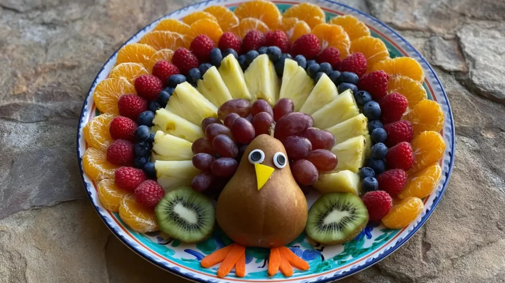 turkey fruit tray