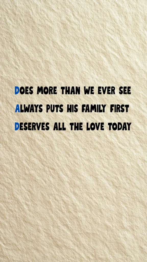 dad poems